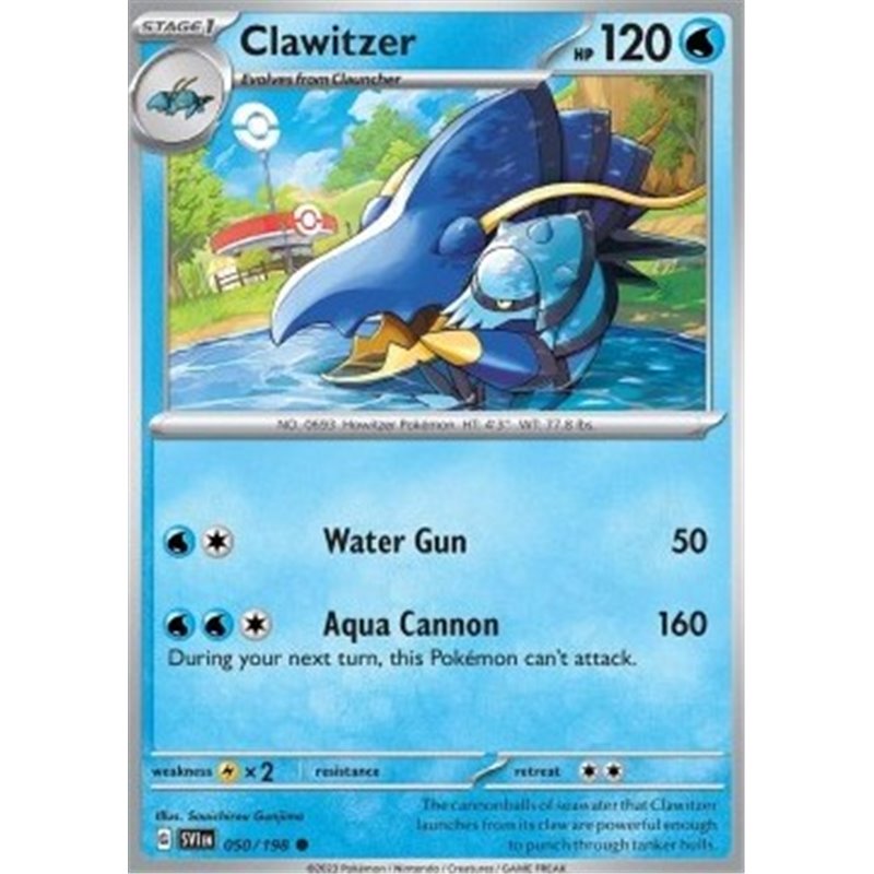 SV1en 050 - Clawitzer - Reverse Holo