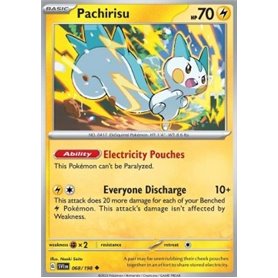 SV1en 068 - Pachirisu - Reverse Holo SV1en 068 - Pachirisu - Reverse Holo
