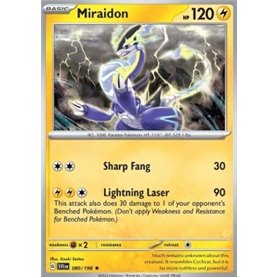 SV1en 080 - Miraidon - Reverse Holo SV1en 080 - Miraidon - Reverse Holo