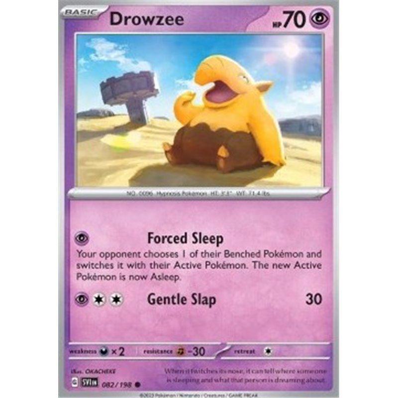 SV1en 082 - DrowzeeScarlet & Violet Scarlet & Violet€ 0,05 Scarlet & Violet