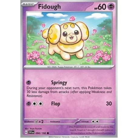 SV1en 098 - Fidough - Reverse Holo