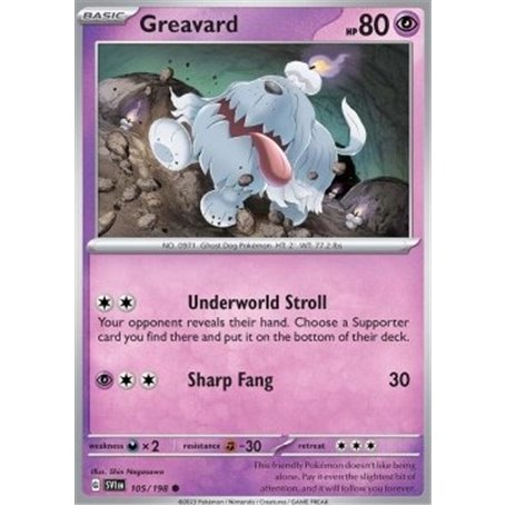 SV1en 105 - Greavard - Reverse Holo