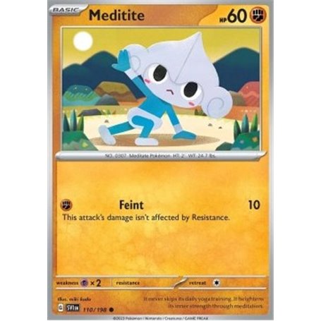 SV1en 110 - Meditite - Reverse Holo