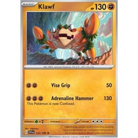 SV1en 122 - Klawf - Reverse Holo SV1en 122 - Klawf - Reverse Holo