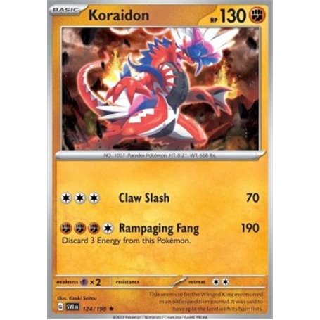 SV1en 124 - Koraidon - Reverse Holo