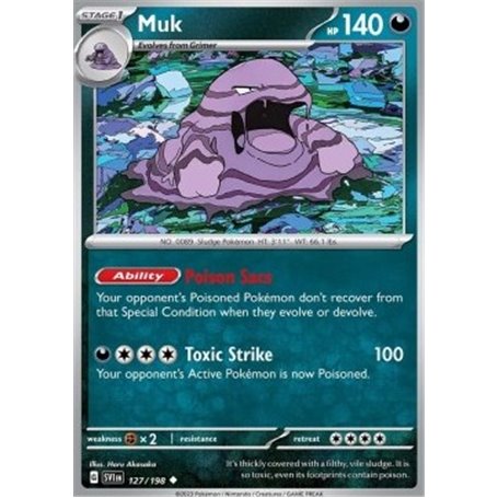 SV1en 127 - Muk - Reverse HoloScarlet & Violet Scarlet & Violet€ 0,35 Scarlet & Violet