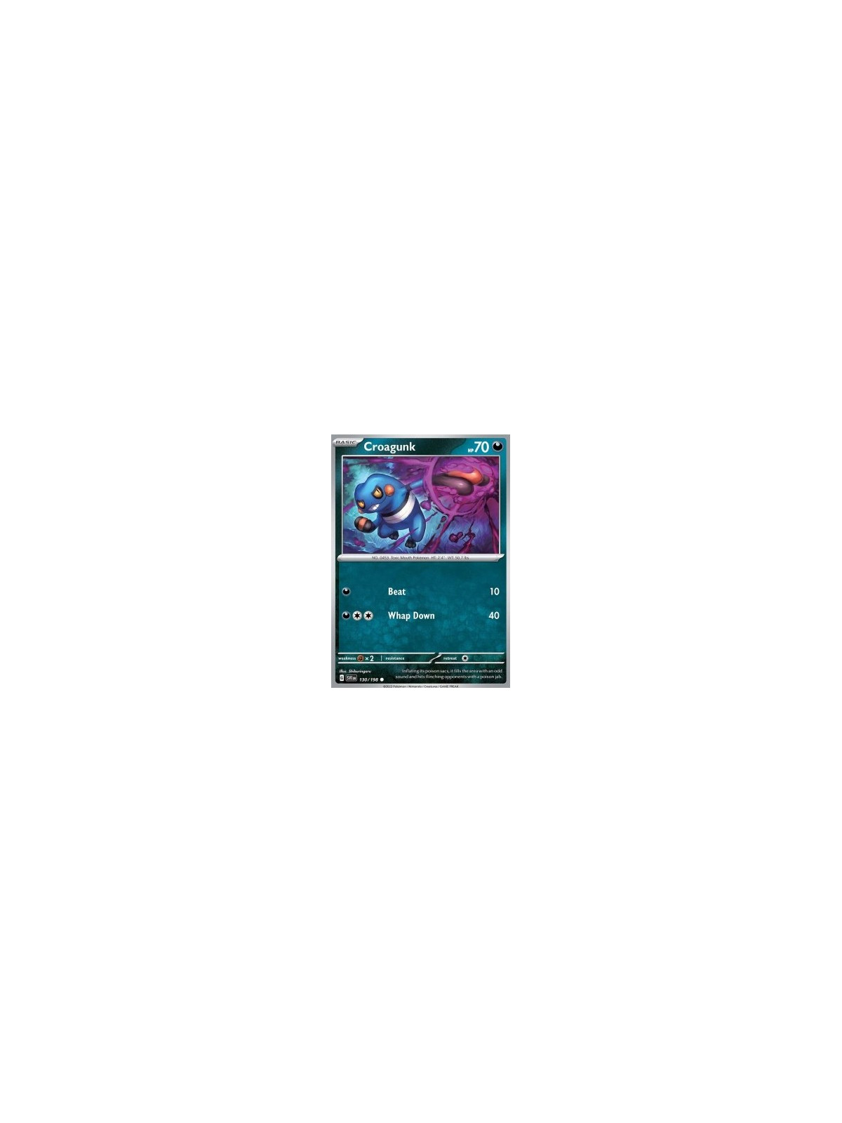 SV1en 130 - Croagunk - Reverse Holo