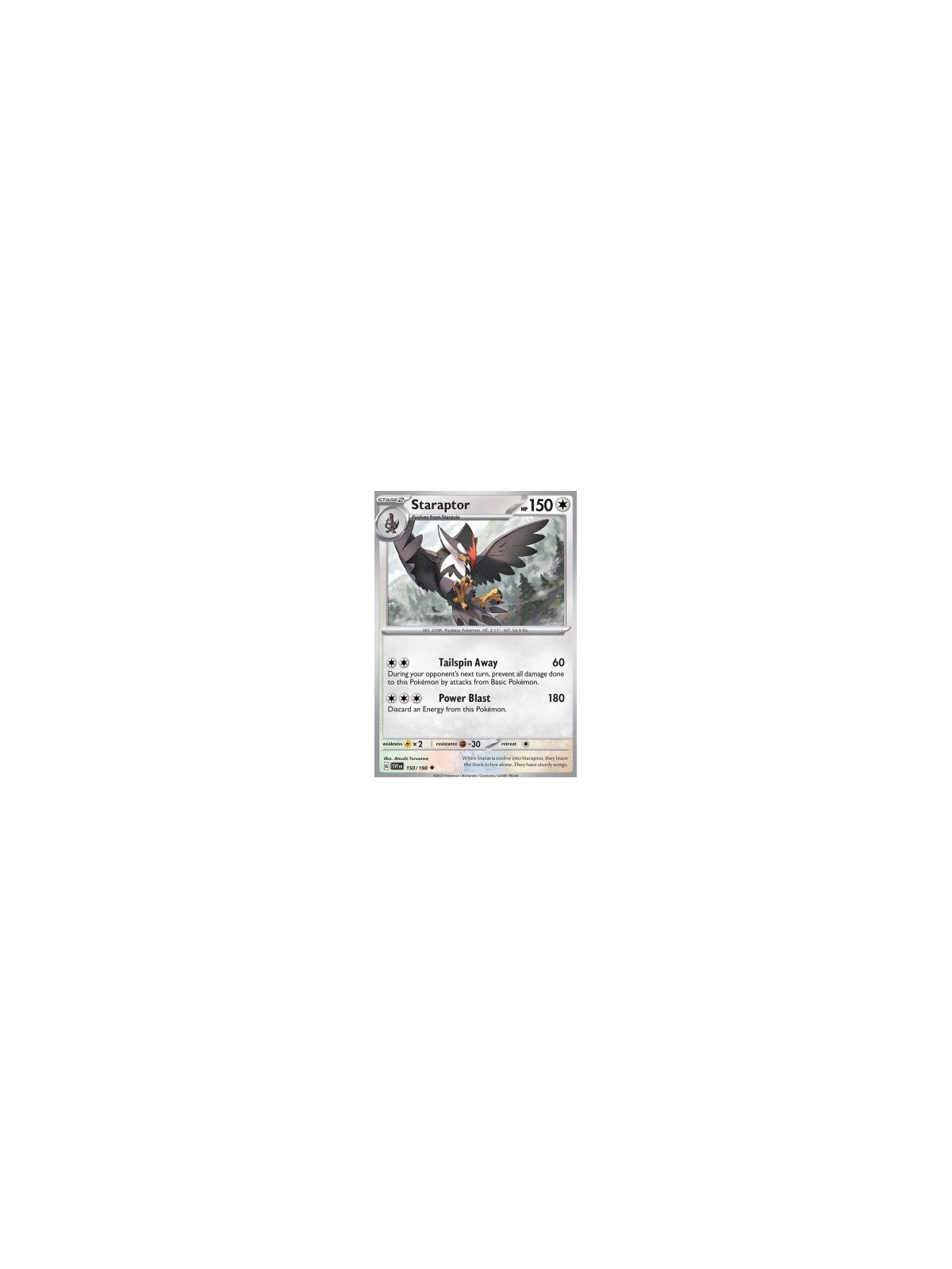 SV1en 150 - Staraptor - Reverse HoloScarlet & Violet Scarlet & Violet€ 0,35 Scarlet & Violet