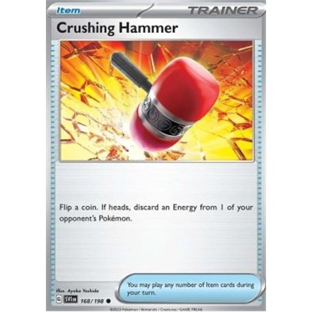 SV1en 168 - Crushing Hammer - Reverse HoloScarlet & Violet Scarlet & Violet€ 0,35 Scarlet & Violet