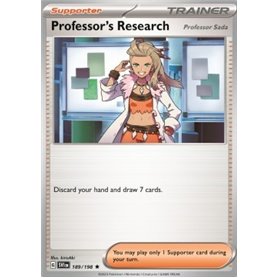 SV1en 189 - Professor’s Research - Reverse Holo SV1en 189 - Professor’s Research - Reverse Holo