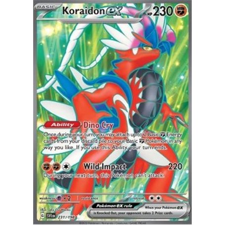 SV1en 231 - Koraidon exScarlet & Violet Scarlet & Violet€ 7,50 Scarlet & Violet