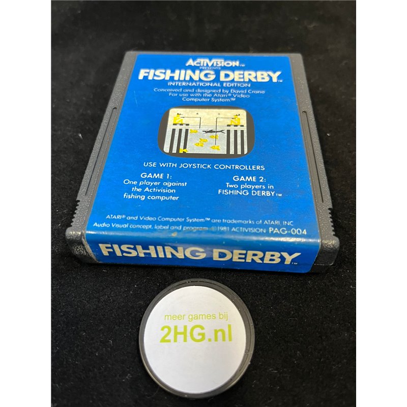 \Fishing Derby (Game Only) - Atari 2600: Enjoy the Classic Fishing E