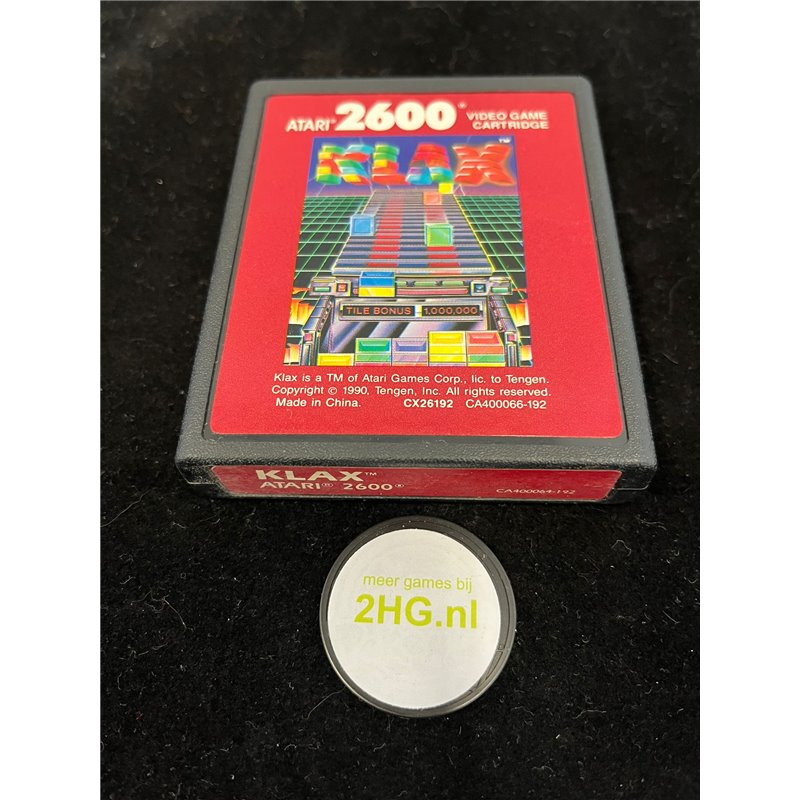 Klax (Game Only) - Atari 2600Atari 2600 Spellen los € 9,99 Atari 2600 Spellen los