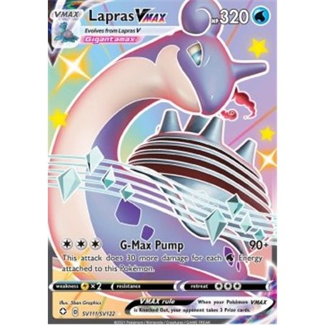 SHF SV111 - Lapras VMAXShining Fates Shining Fates€ 7,50 Shining Fates