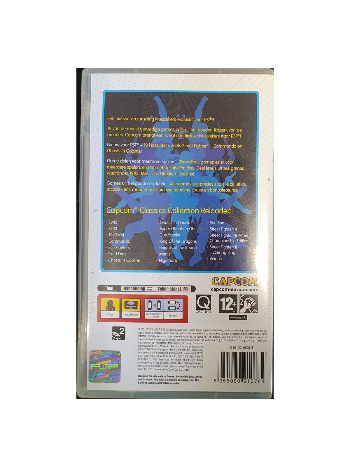 Capcom Classics Collection Reloaded PSP NL