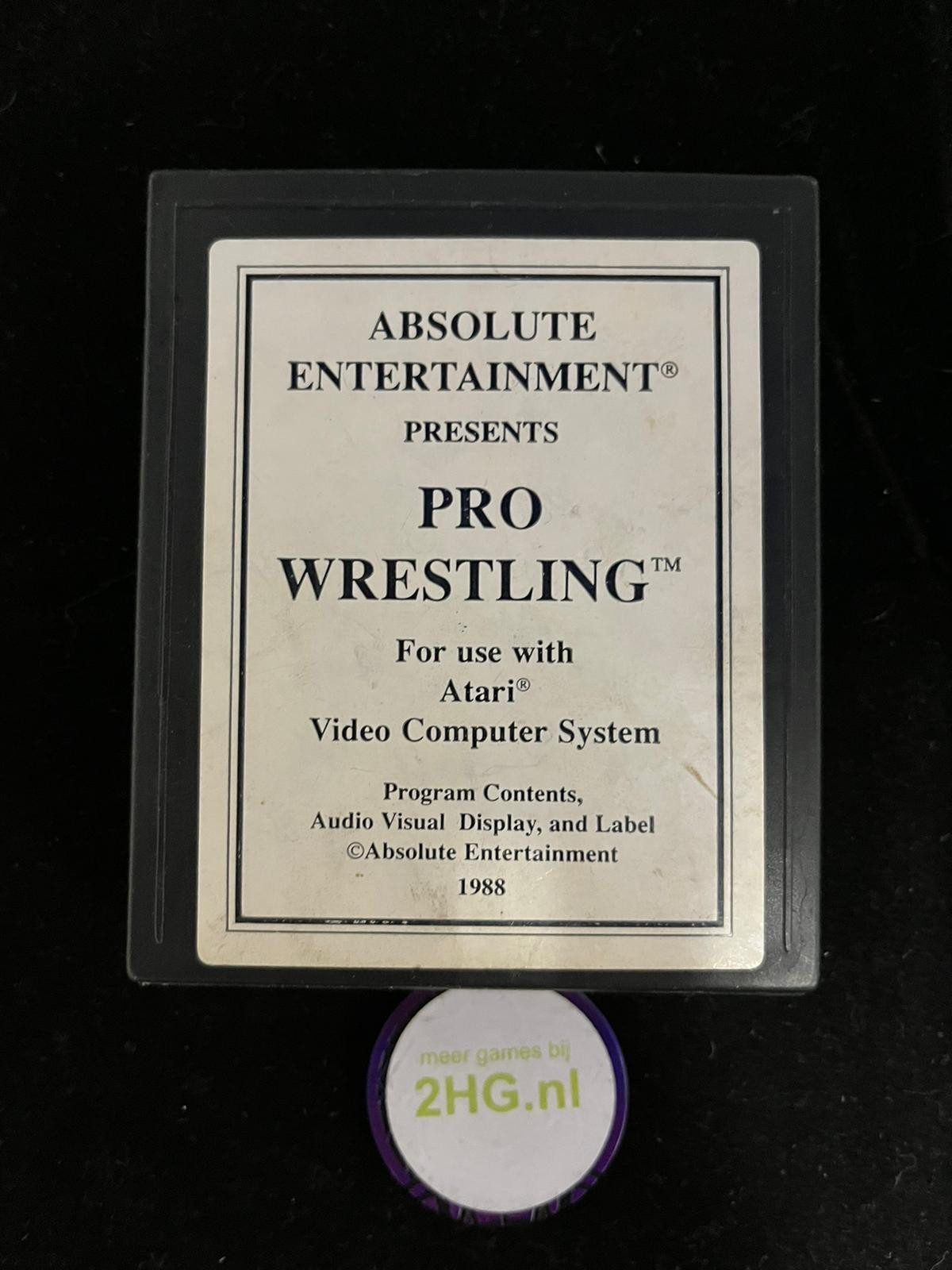 Pro Wrestling (Game Only) - Atari 2600