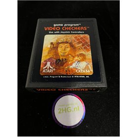 Video Checkers (Game Only) - Atari 2600 Video Checkers (Game Only) - Atari 2600