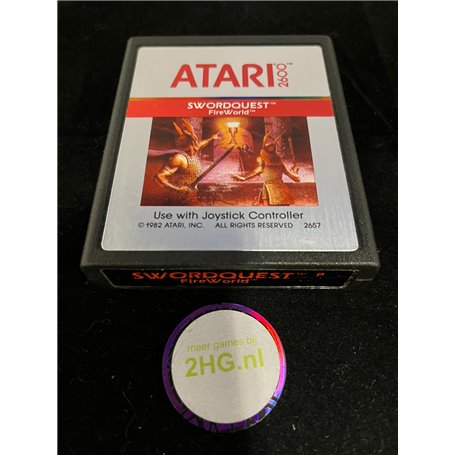 Swordquest FireWorld (Game Only) - Atari 2600