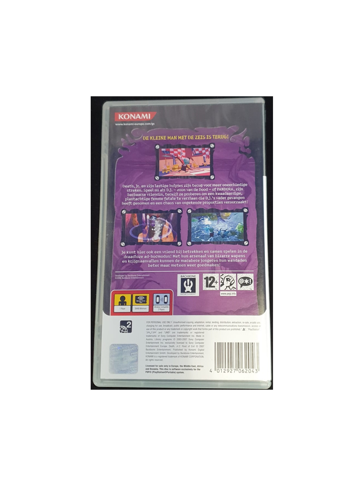 Death JR.2 Root of Evil PSP NL