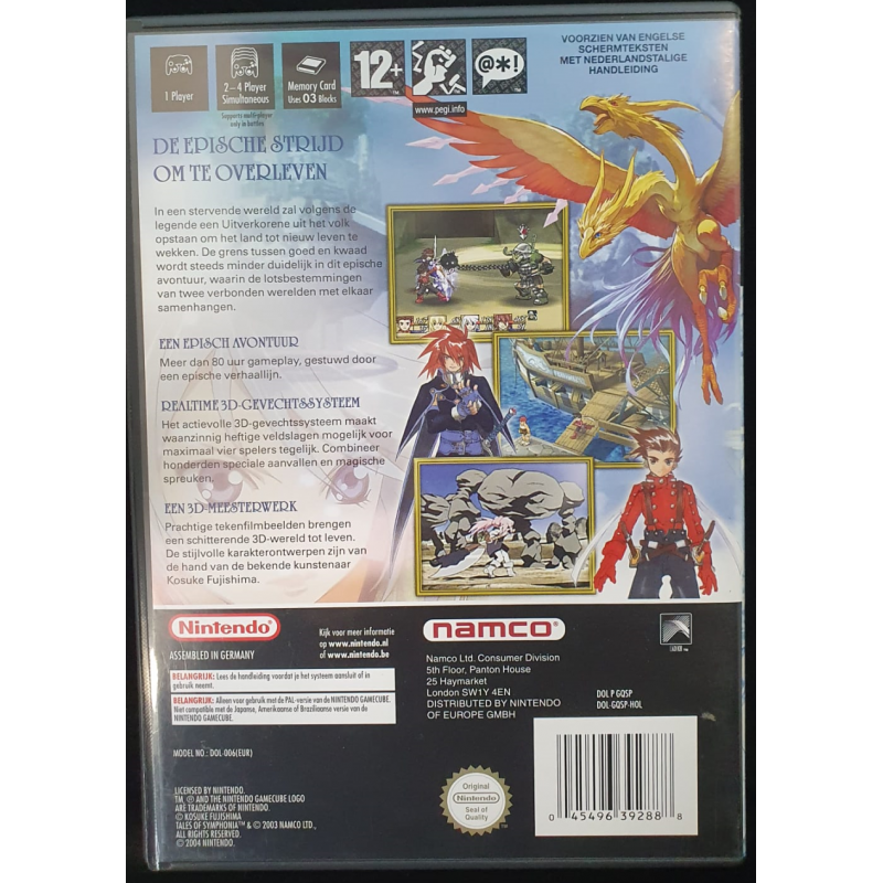 Tales Of Symphonia Nintendo GameCube NL