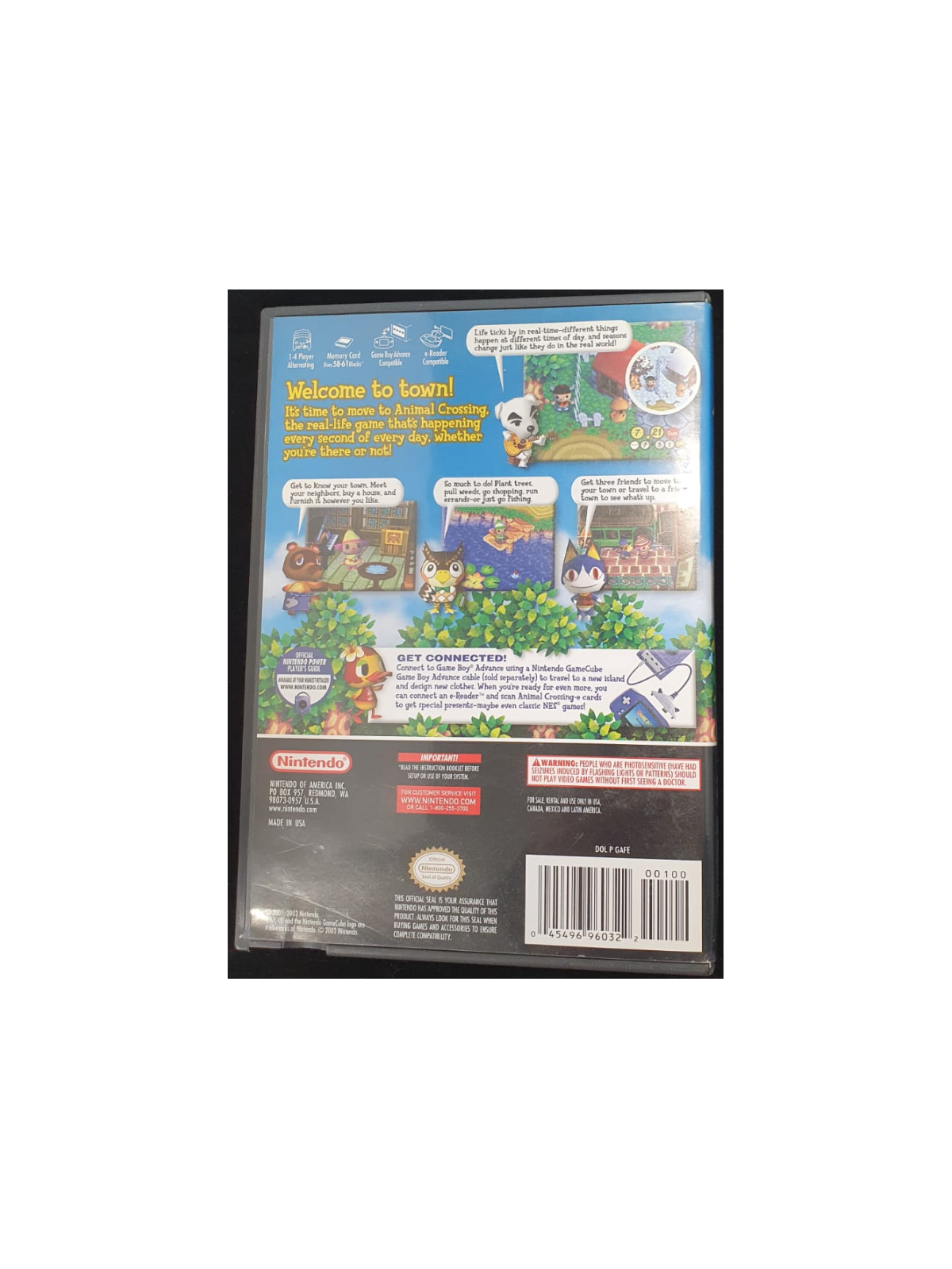 Animal Crossing Nintendo GameCube USA