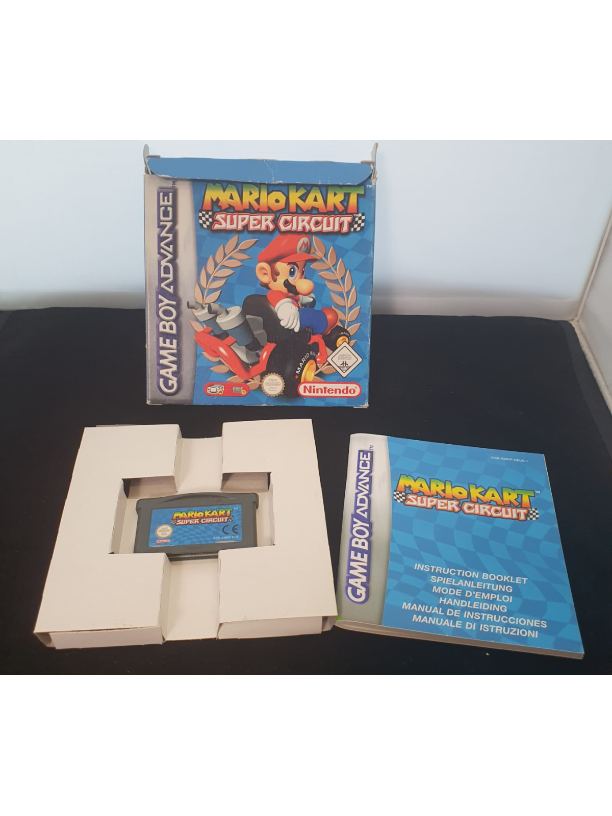 Mario Kart Super Circuit Nintendo GameBoy Advance PAL