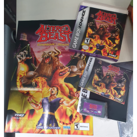 Altered Beast Guardian of the Realms Nintendo GAMEBOY Advance ESRB with POSTER Altered Beast Guardian of the Realms Nintendo GAMEBOY Advance ESRB with POSTER