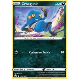SWSH 245 - Croagunk SWSH 245 - Croagunk