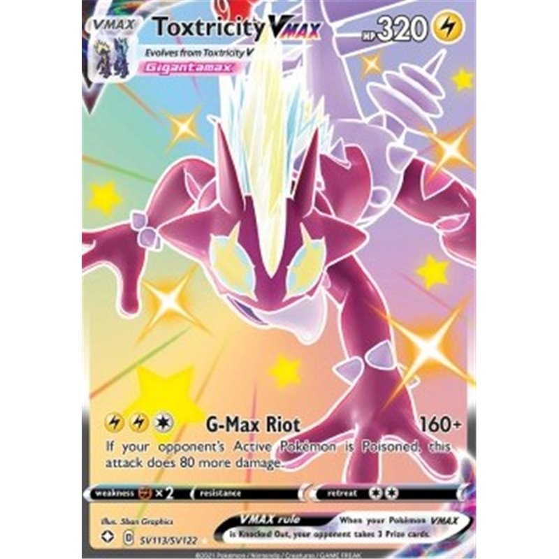 SHF SV113 - Toxtricity VMAXShining Fates Shining Fates€ 3,99 Shining Fates