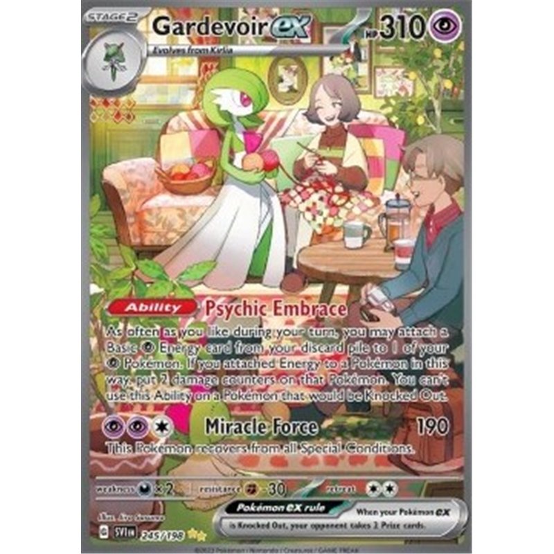 SV1en 245 - Gardevoir exScarlet & Violet Scarlet & Violet€ 34,99 Scarlet & Violet