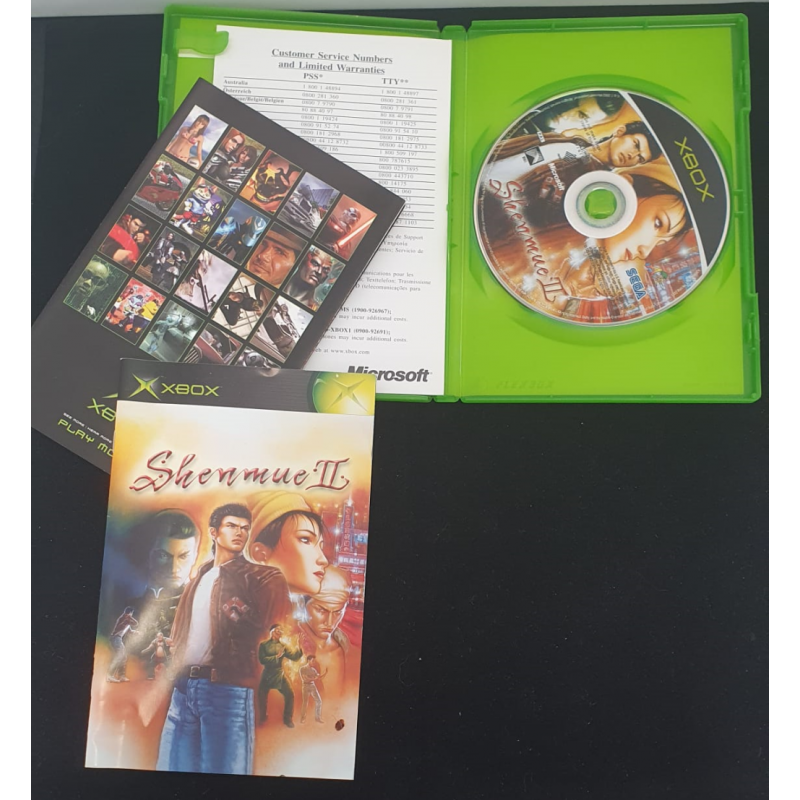 Shenmne II XBOX PAL + DVD Shenmue the MOVIEXbox Spellen Partners J€ 19,99 Xbox Spellen Partners