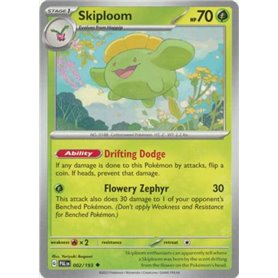 PAL 002 - Skiploom PAL 002 - SkiploomPaldea Evolved Paldea Evolved€ 0,05 Paldea Evolved