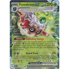 PAL 005 - Forretress ex PAL 005 - Forretress exPaldea Evolved Paldea Evolved€ 2,99 Paldea Evolved
