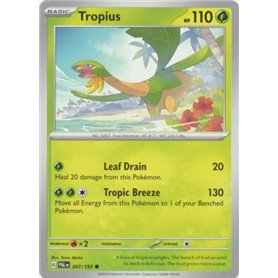 PAL 007 - Tropius PAL 007 - TropiusPaldea Evolved Paldea Evolved€ 0,05 Paldea Evolved