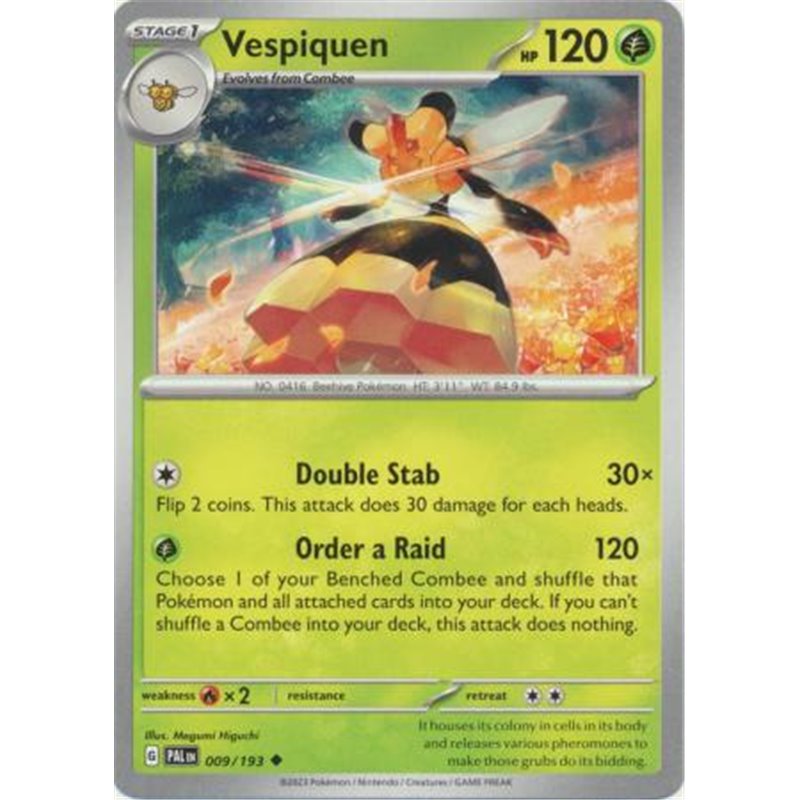 PAL 009 - VespiquenPaldea Evolved Paldea Evolved€ 0,05 Paldea Evolved