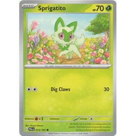 PAL 013 - Sprigatito - Reverse Holo PAL 013 - Sprigatito - Reverse HoloPaldea Evolved Paldea Evolved€ 0,35 Paldea Evolved