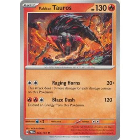 PAL 028 - Paldean Tauros