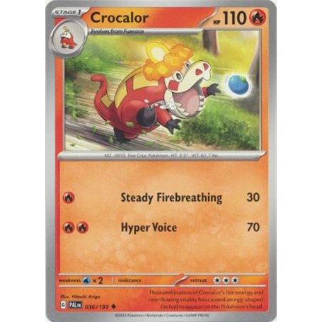 PAL 036 - Crocalor - Reverse Holo