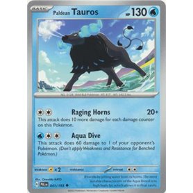 PAL 041 - Paldean Tauros - Reverse Holo PAL 041 - Paldean Tauros - Reverse HoloPaldea Evolved Paldea Evolved€ 0,40 Paldea Evolved