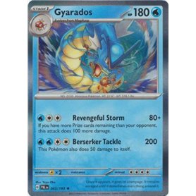 PAL 043 - Gyarados - Holo PAL 043 - GyaradosPaldea Evolved Paldea Evolved€ 0,15 Paldea Evolved