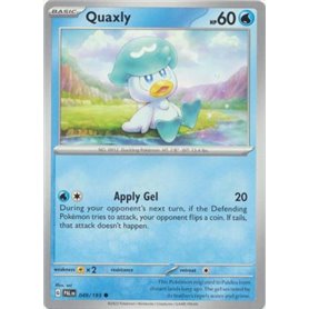 PAL 049 - Quaxly - Reverse Holo PAL 049 - Quaxly - Reverse HoloPaldea Evolved Paldea Evolved€ 0,35 Paldea Evolved