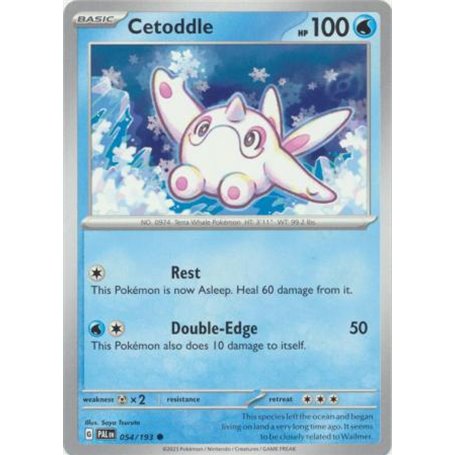 PAL 054 - Cetoddle - Reverse HoloPaldea Evolved Paldea Evolved€ 0,35 Paldea Evolved