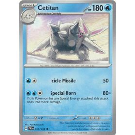 PAL 055 - Cetitan PAL 055 - CetitanPaldea Evolved Paldea Evolved€ 0,10 Paldea Evolved