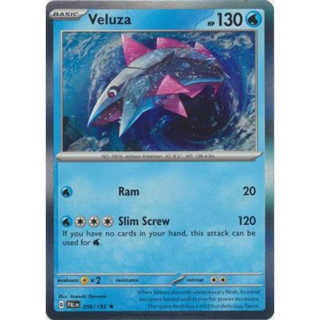 PAL 056 - Veluza - Reverse HoloPaldea Evolved Paldea Evolved€ 0,45 Paldea Evolved