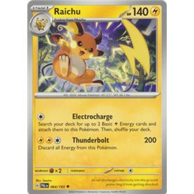 PAL 064 - Raichu PAL 064 - RaichuPaldea Evolved Paldea Evolved€ 0,10 Paldea Evolved