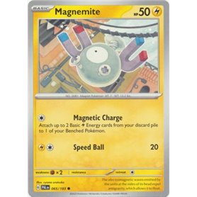 PAL 065 - Magnemite - Reverse Holo PAL 065 - Magnemite - Reverse HoloPaldea Evolved Paldea Evolved€ 0,35 Paldea Evolved