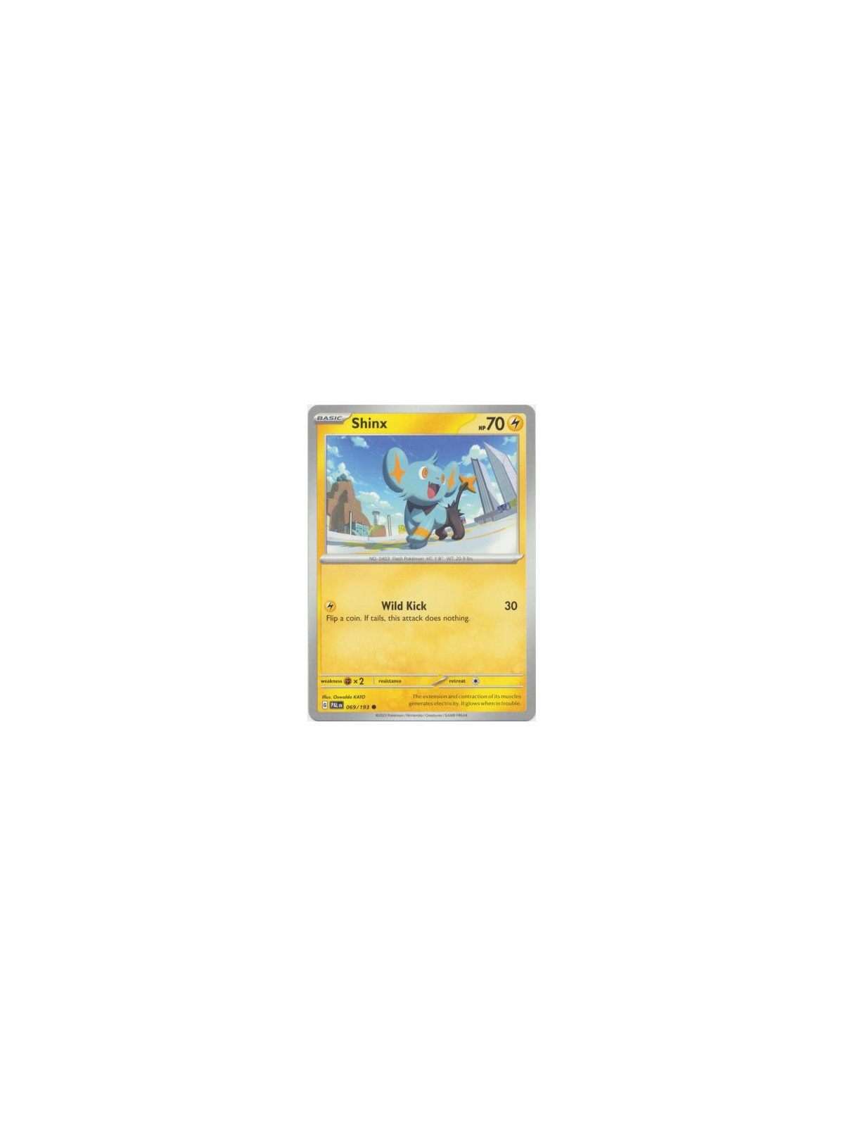 PAL 069 - Shinx - Reverse HoloPaldea Evolved Paldea Evolved€ 0,35 Paldea Evolved