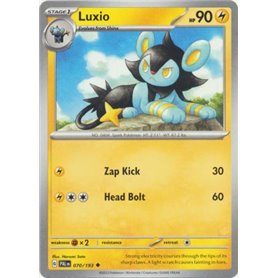 PAL 070 - Luxio PAL 070 - LuxioPaldea Evolved Paldea Evolved€ 0,05 Paldea Evolved