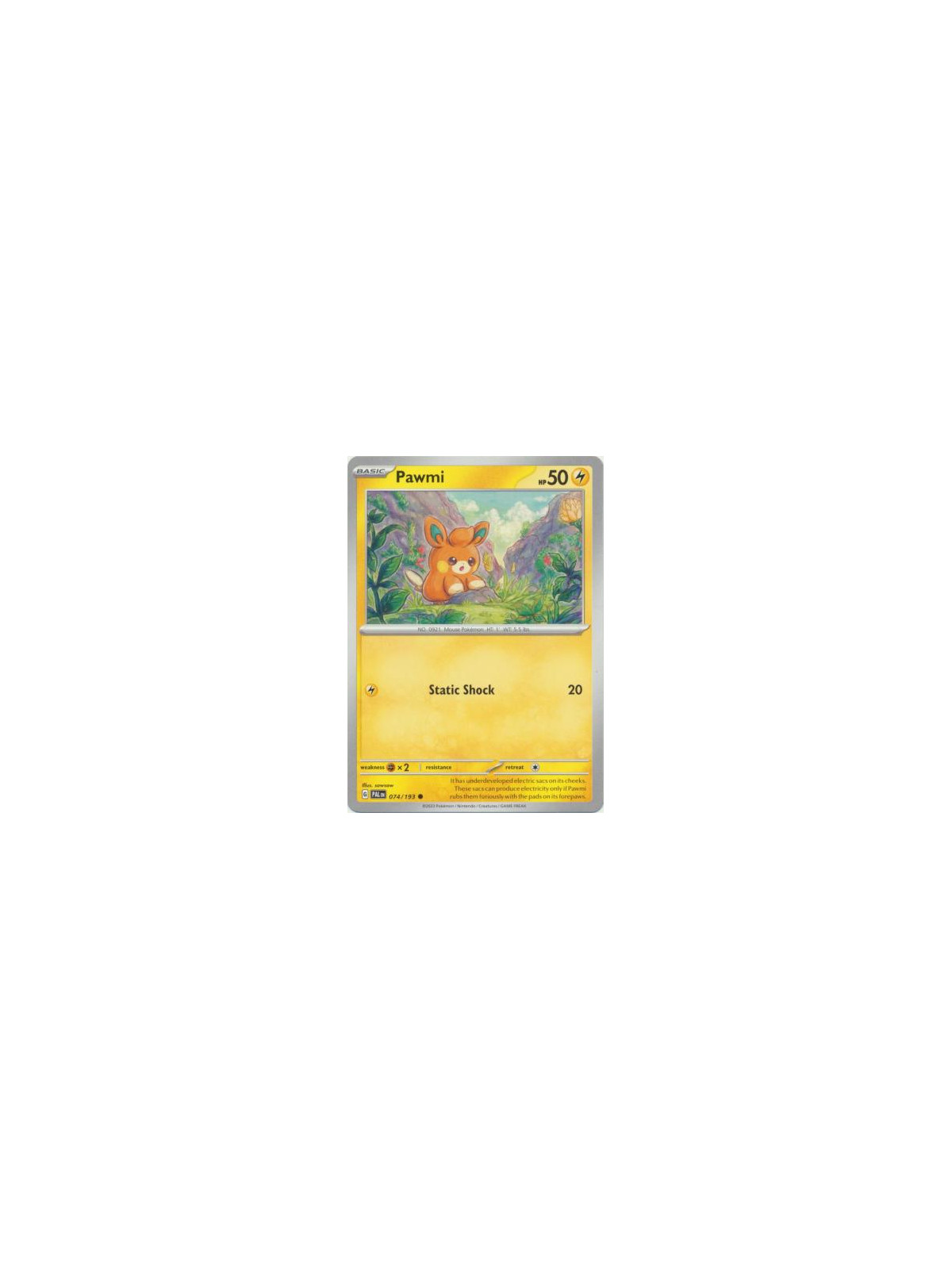 PAL 074 - Pawmi - Reverse Holo