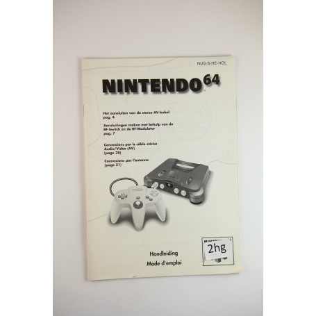 N64 HandleidingNintendo 64 Manuals NUS-S-HE-HOL€ 7,50 Nintendo 64 Manuals
